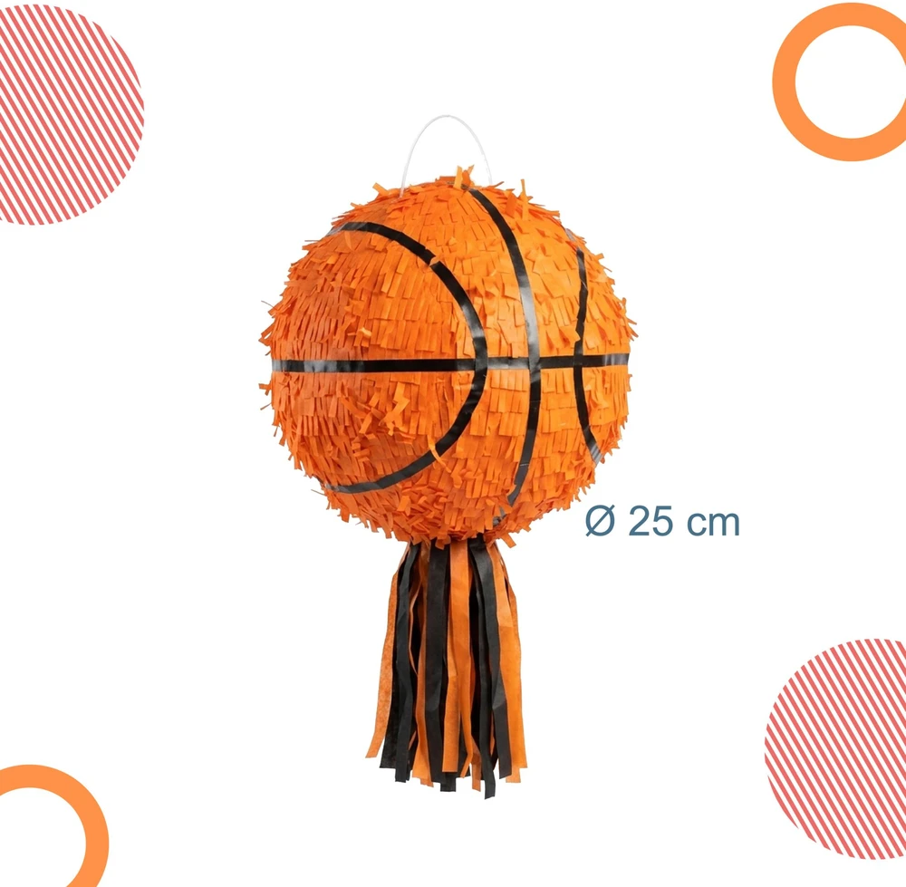 Relaxdays Piñata rinkinys: kamuolys, lazda ir kaukė