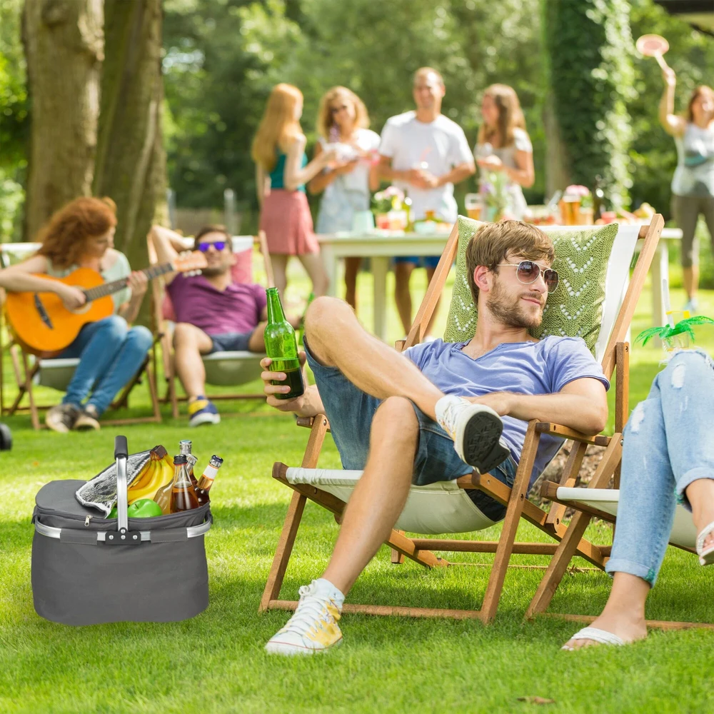 Relaxdays Pirkinių krepšys su šaldymo funkcija