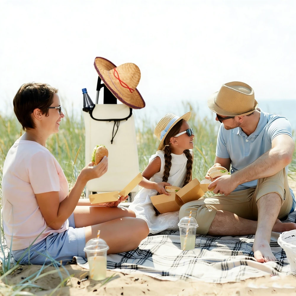 Relaxdays Sulankstomas pirkinių vežimėlis