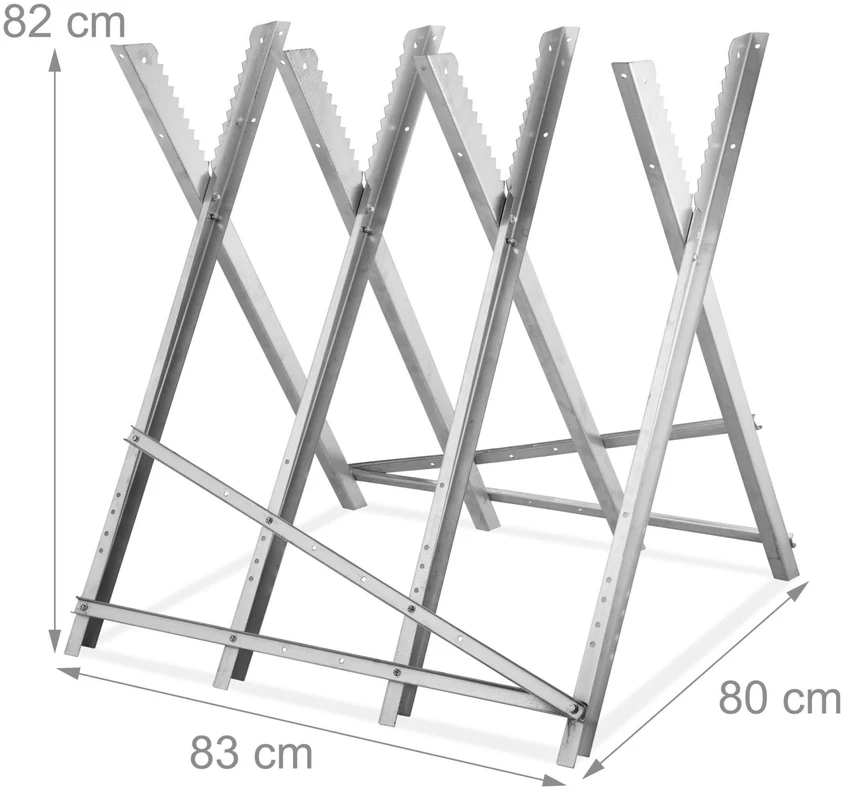 Relaxdays Plieninis pjovimo ožys iki 150 kg
