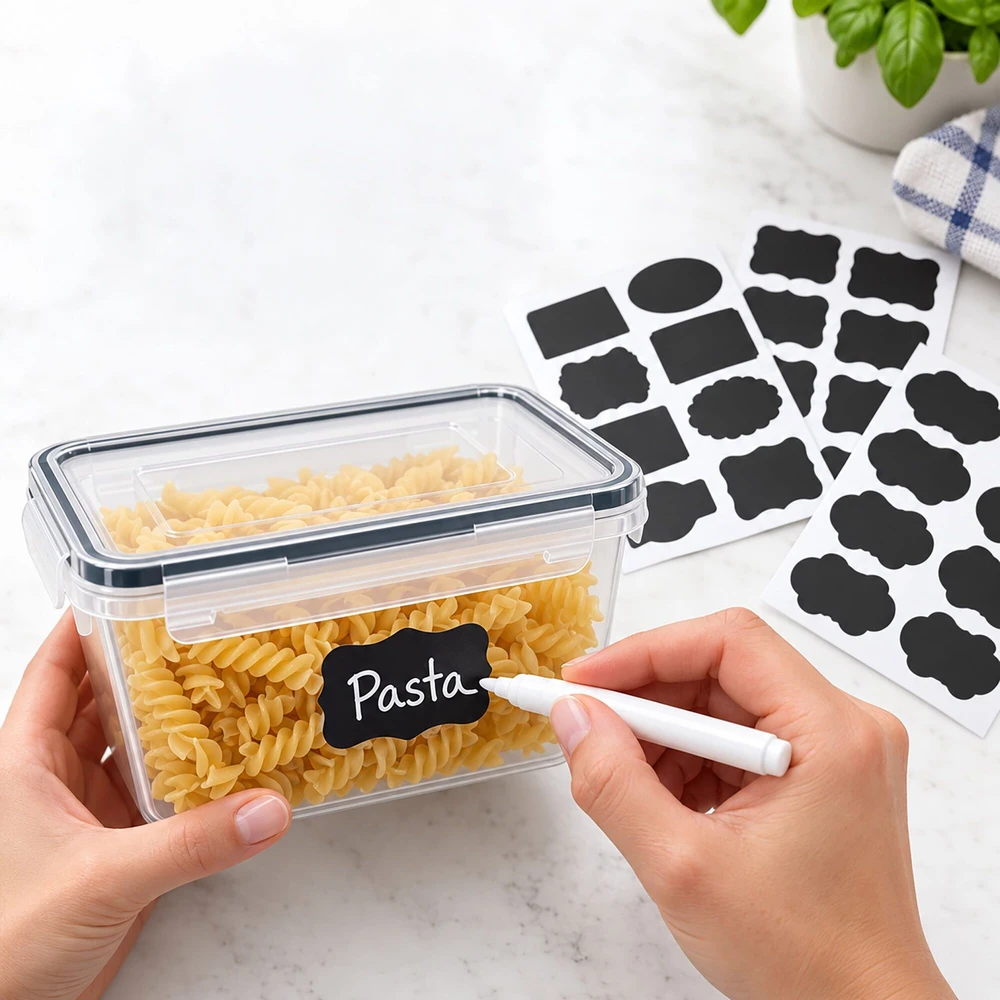 Relaxdays Plastikinių maisto dėžučių rinkinys su užspaudžiamu dangteliu