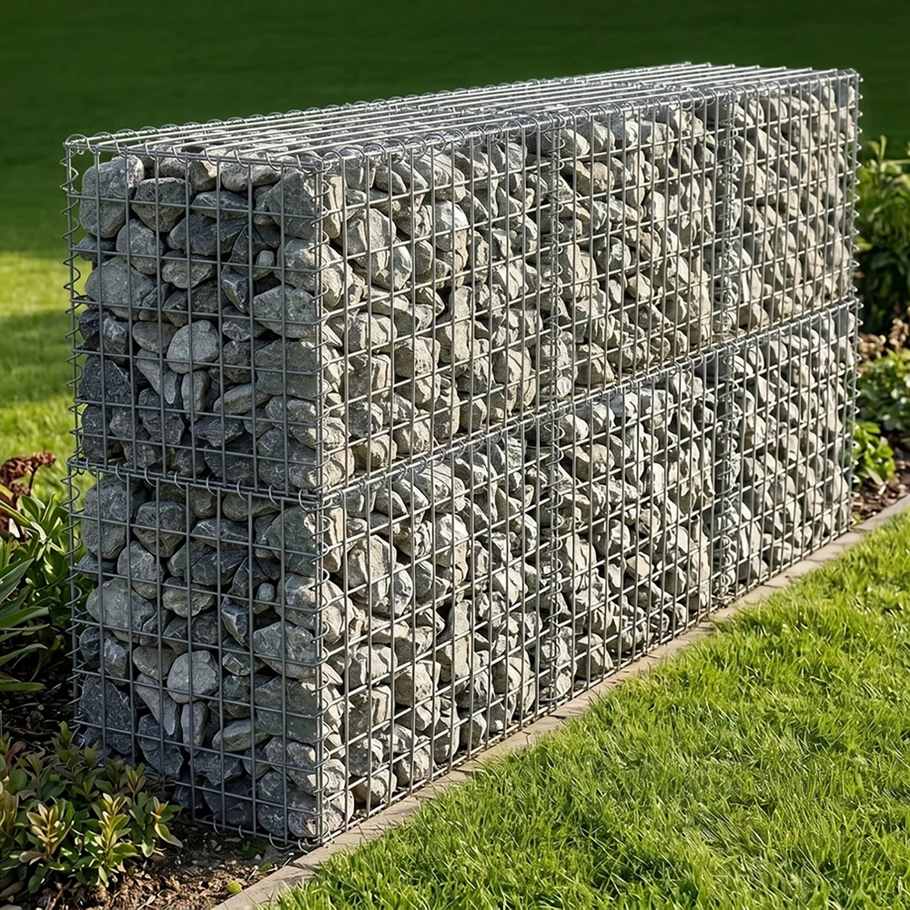 Relaxdays Plieninis gabionas