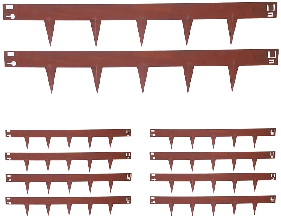 Relaxdays Plieno vejos bortelis, Spalva: rudas
