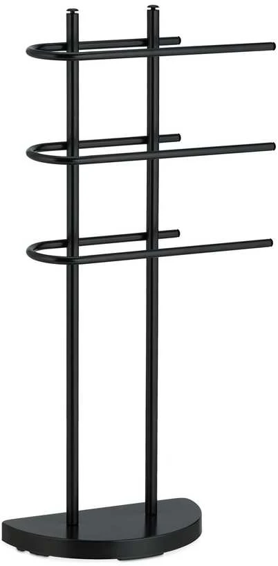 Relaxdays Pastatomas juodas metalinis rankšluosčių stovas