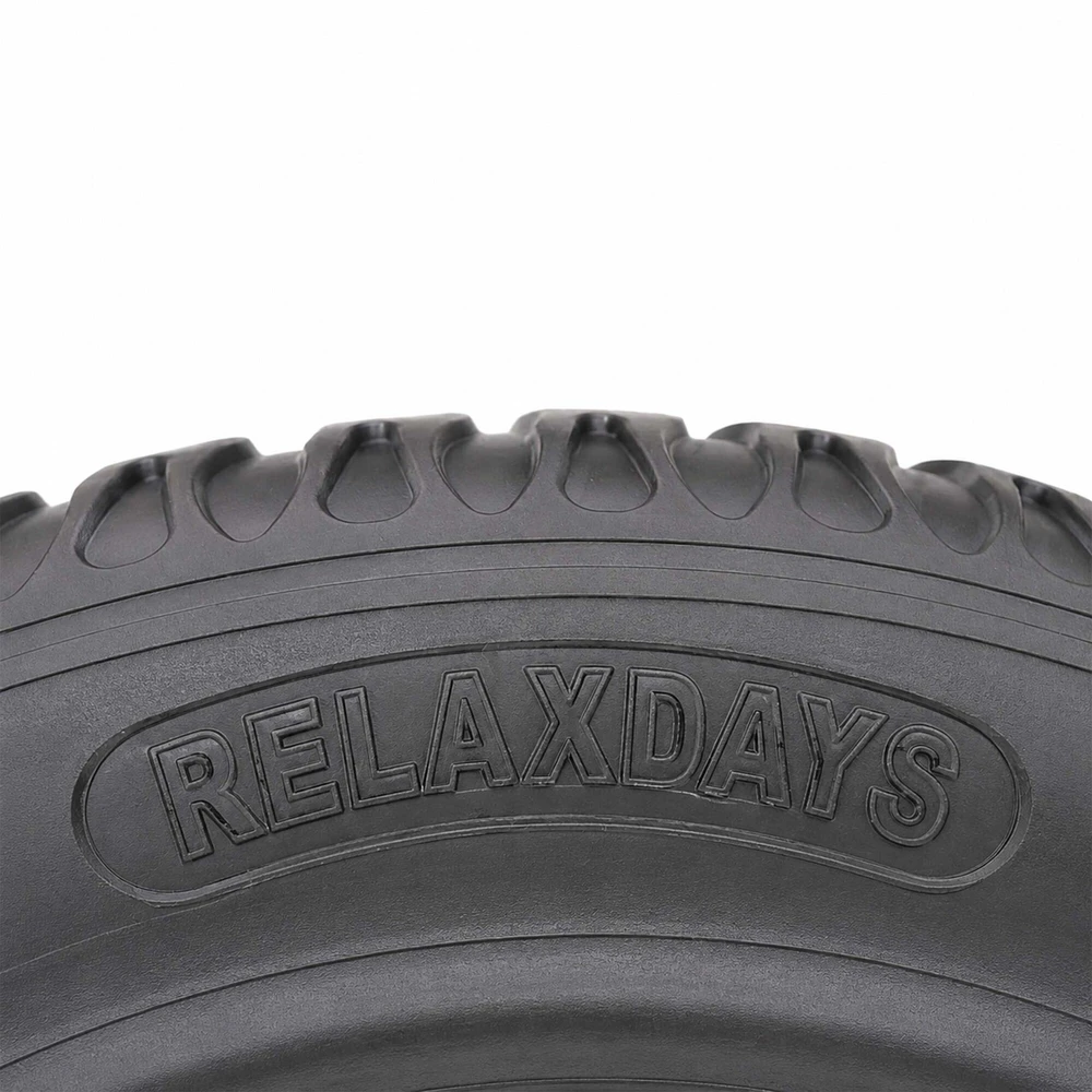 Relaxdays 2 tvirtų guminių 3.25-8 ratų komplektas