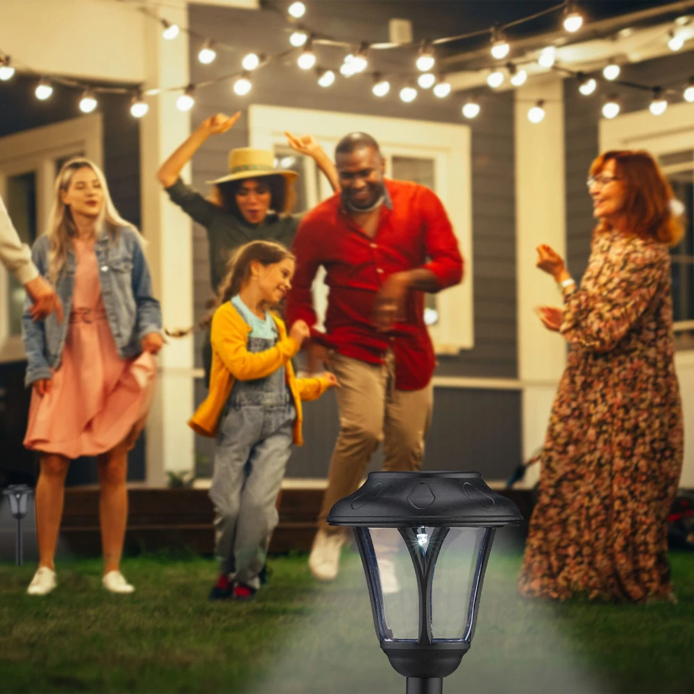 Relaxdays Saulės energija įkraunamų takelio šviestuvų rinkinys