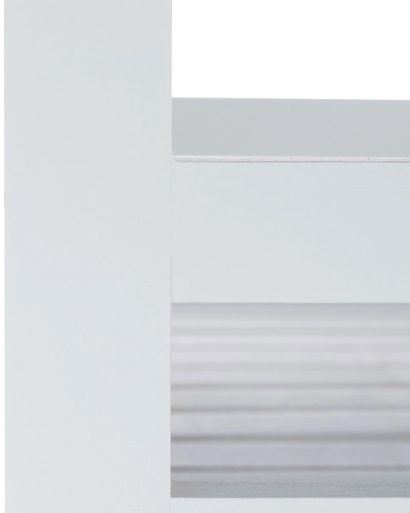 Relaxdays Baltas bambukinis serviravimo vežimėlis