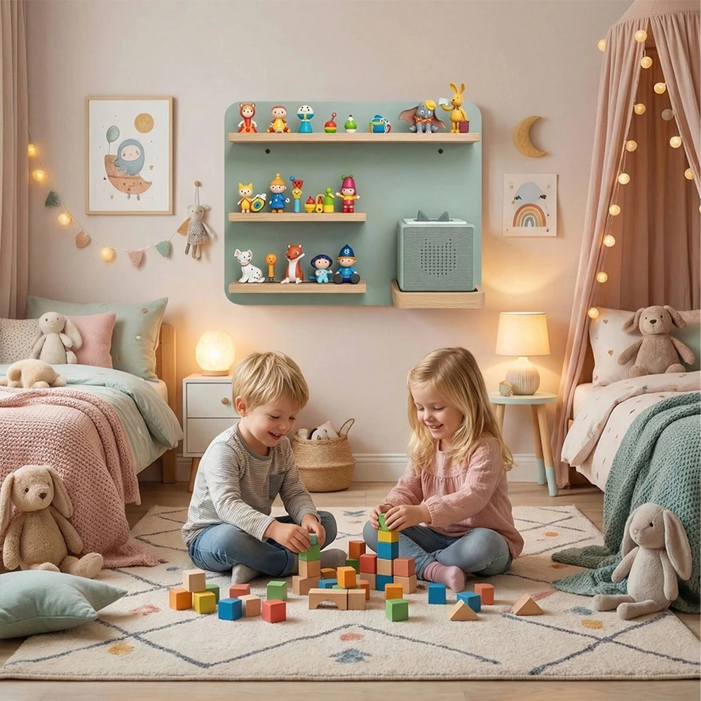 Relaxdays Sieninė lentyna Toniebox laikymui laikymui