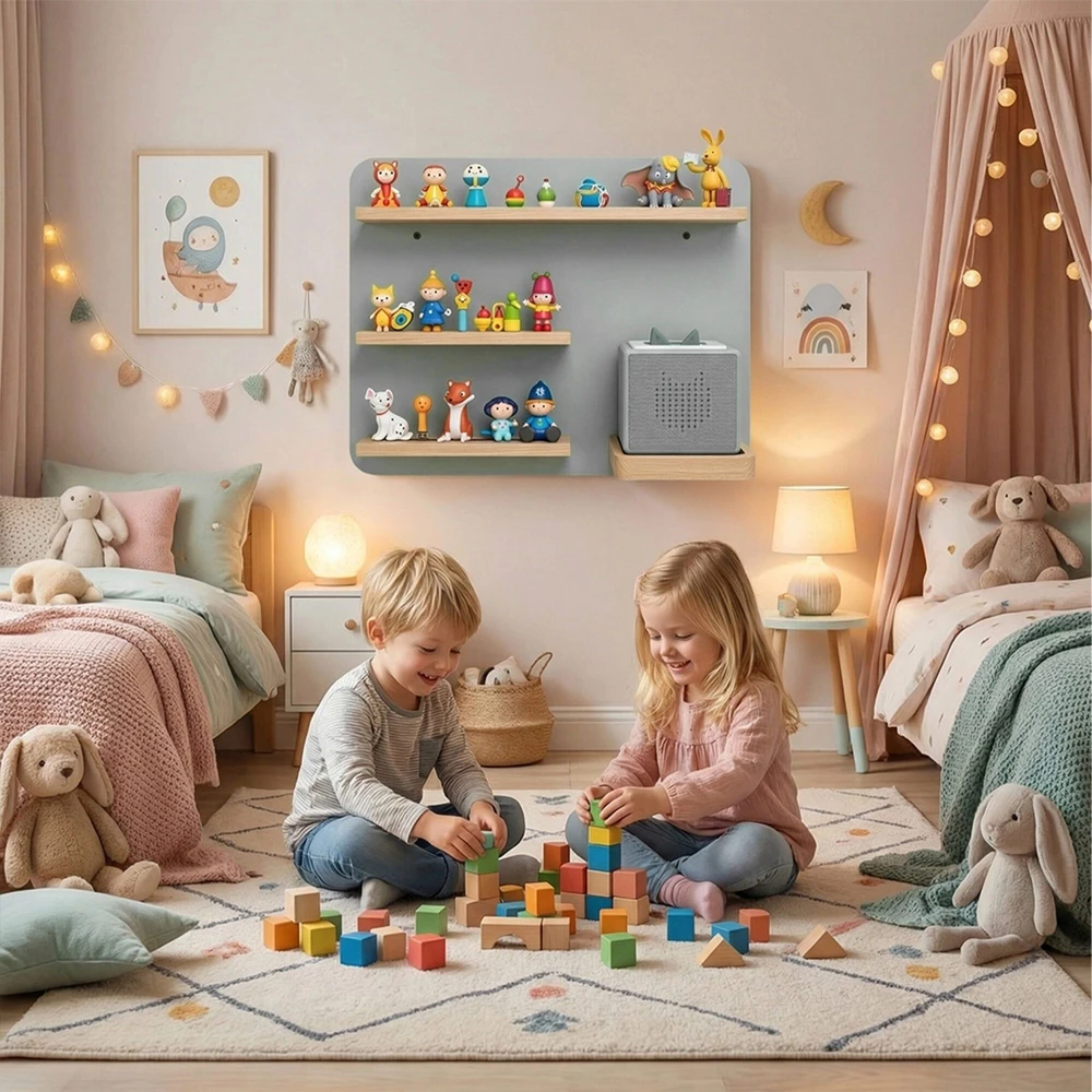 Relaxdays Sieninė lentyna Toniebox laikymui