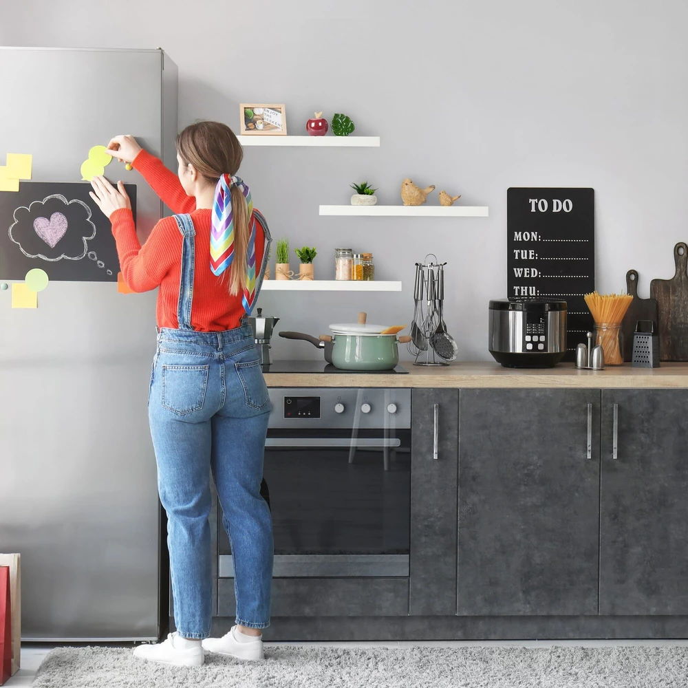 Relaxdays 3x didelės baltos plaukiojančios sieninės lentynos