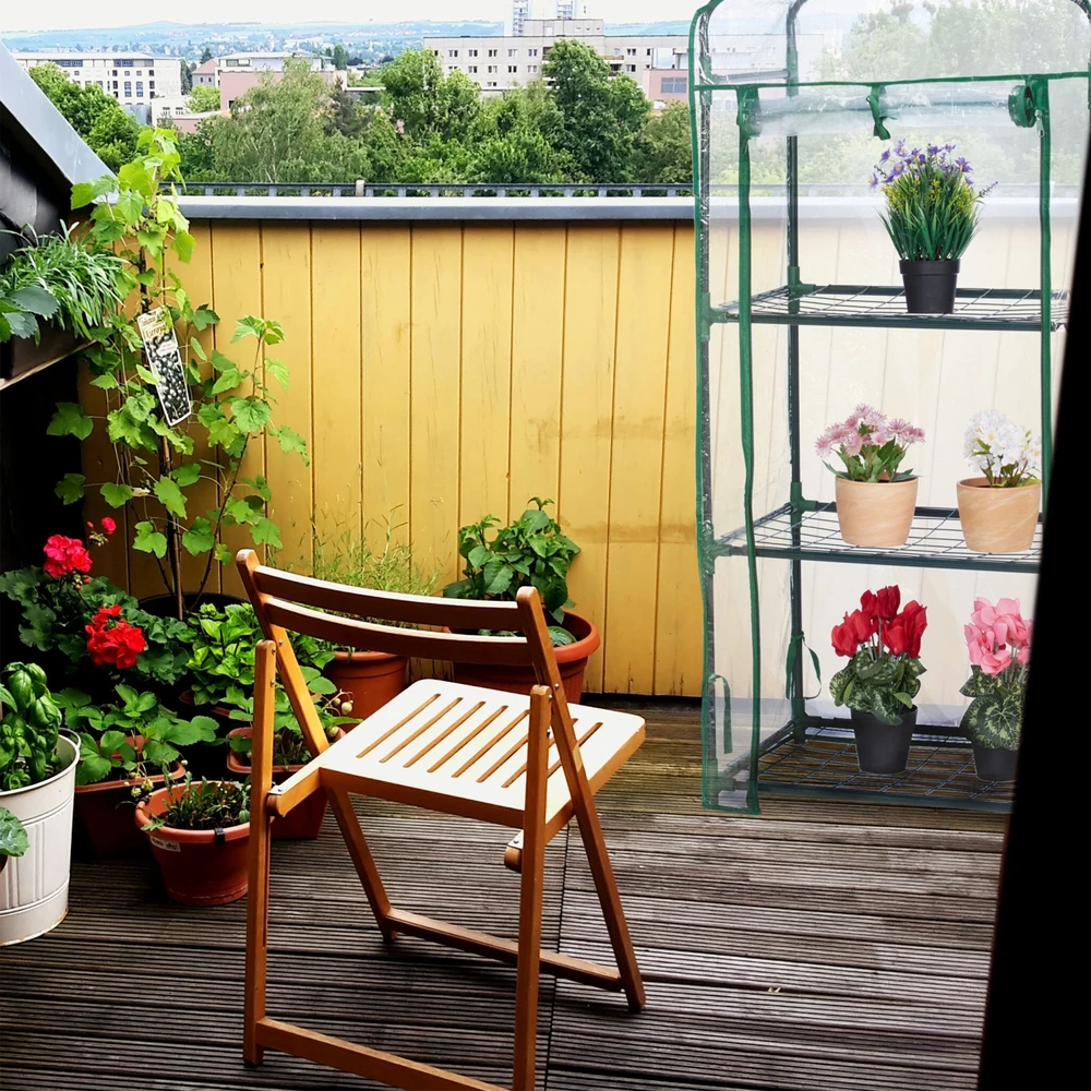 Relaxdays Šiltnamis, 128x60x40 cm, Žalia
