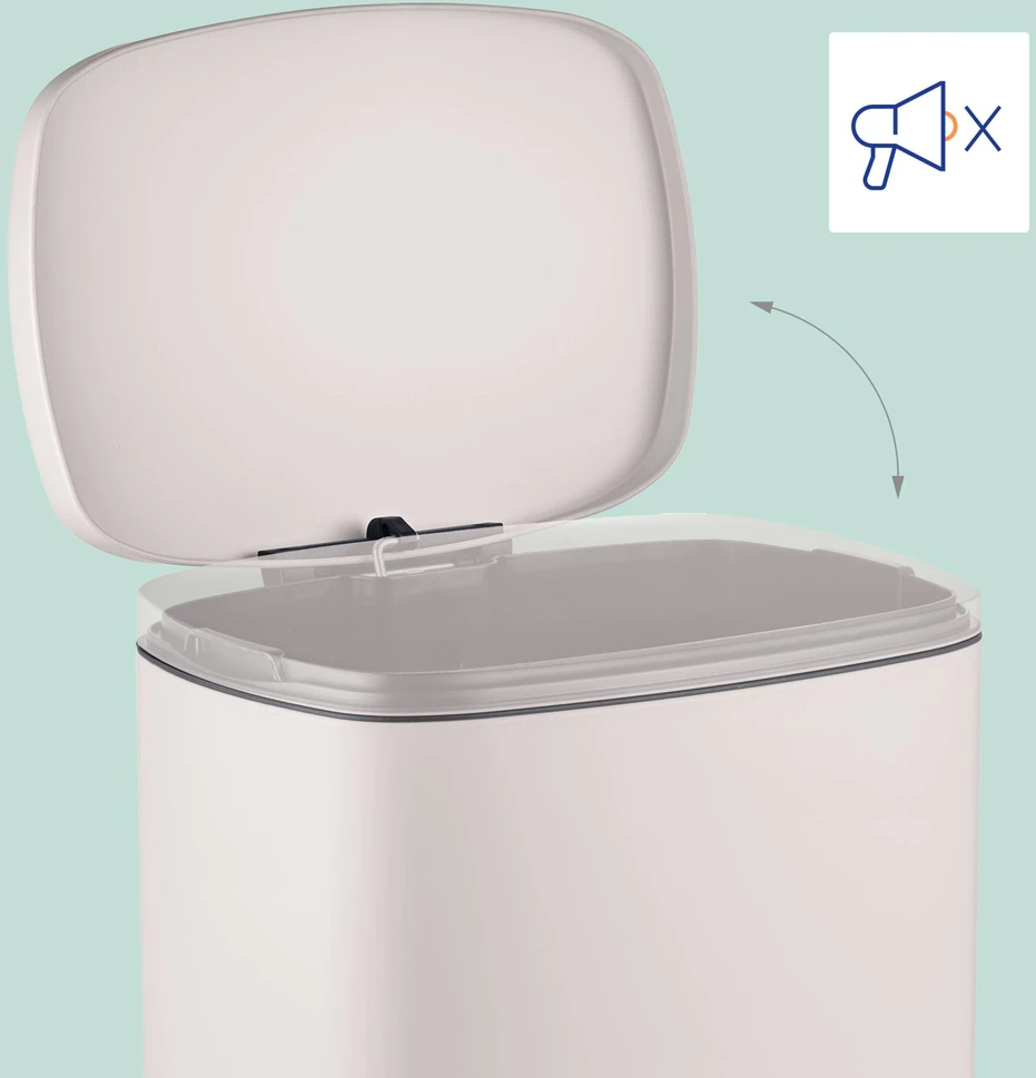 Relaxdays 50 l virtuvinė šiukšliadėžė su pedalu