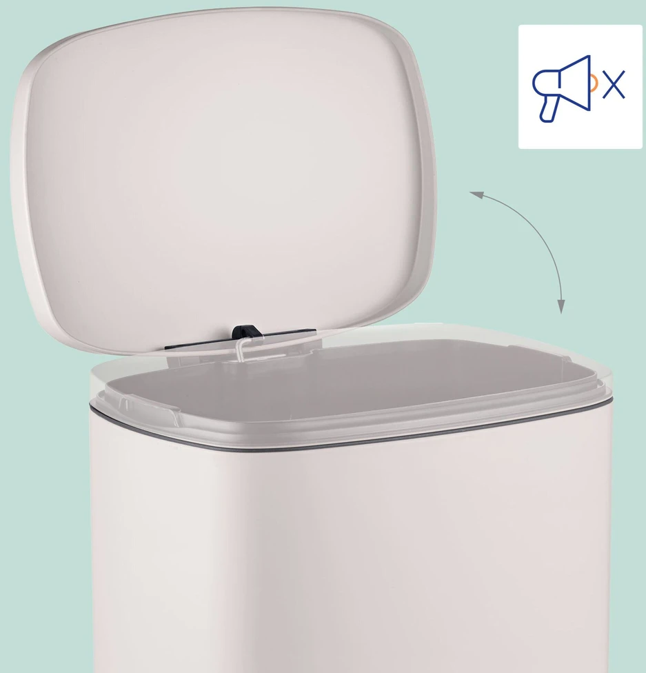 Relaxdays 50 l virtuvinė šiukšliadėžė su pedalu