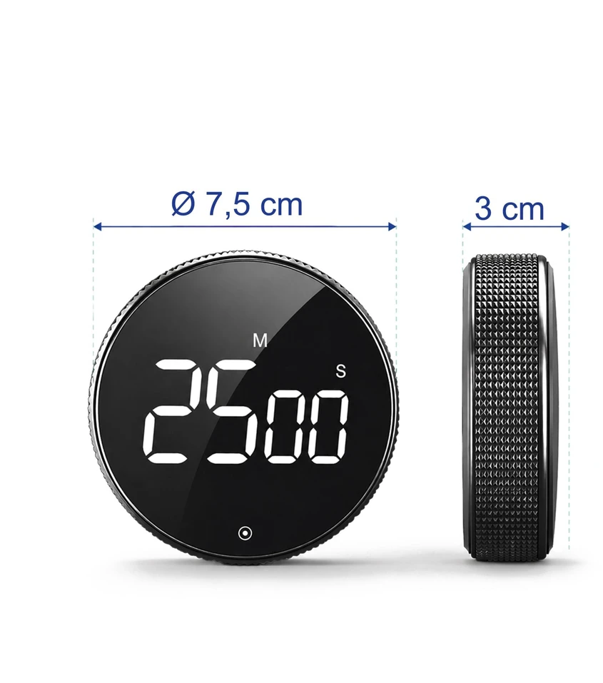 Relaxdays Skaitmeninis virtuvinis laikmatis su LED ekranu