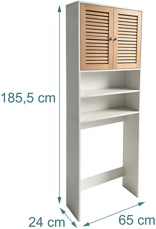Relaxdays Skalbimo mašinos spintelė, 2 durys