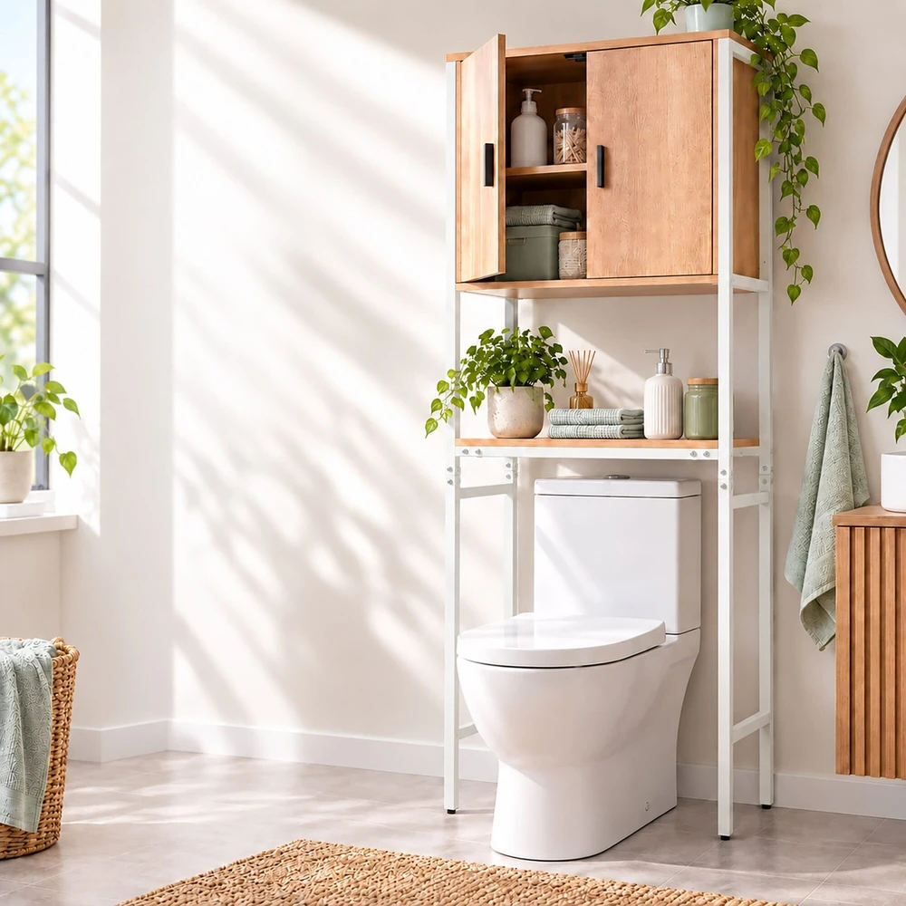 Relaxdays Skalbyklės spintelė, 2 skyriai