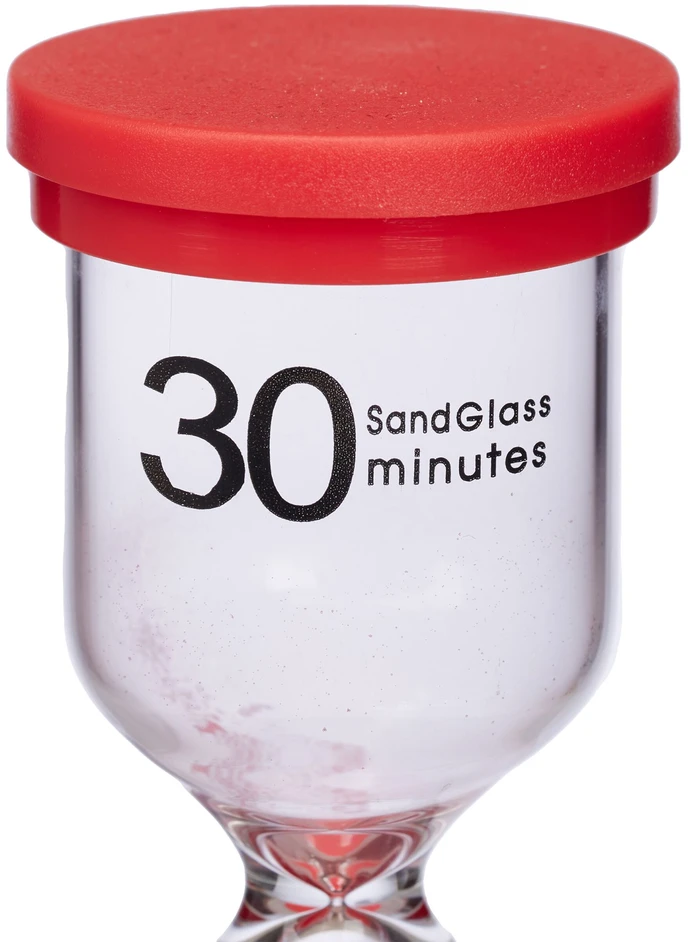 Relaxdays 6 vnt. smėlio laikrodžių rinkinys