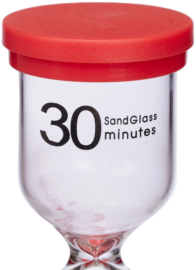 Relaxdays 6 vnt. smėlio laikrodžių rinkinys