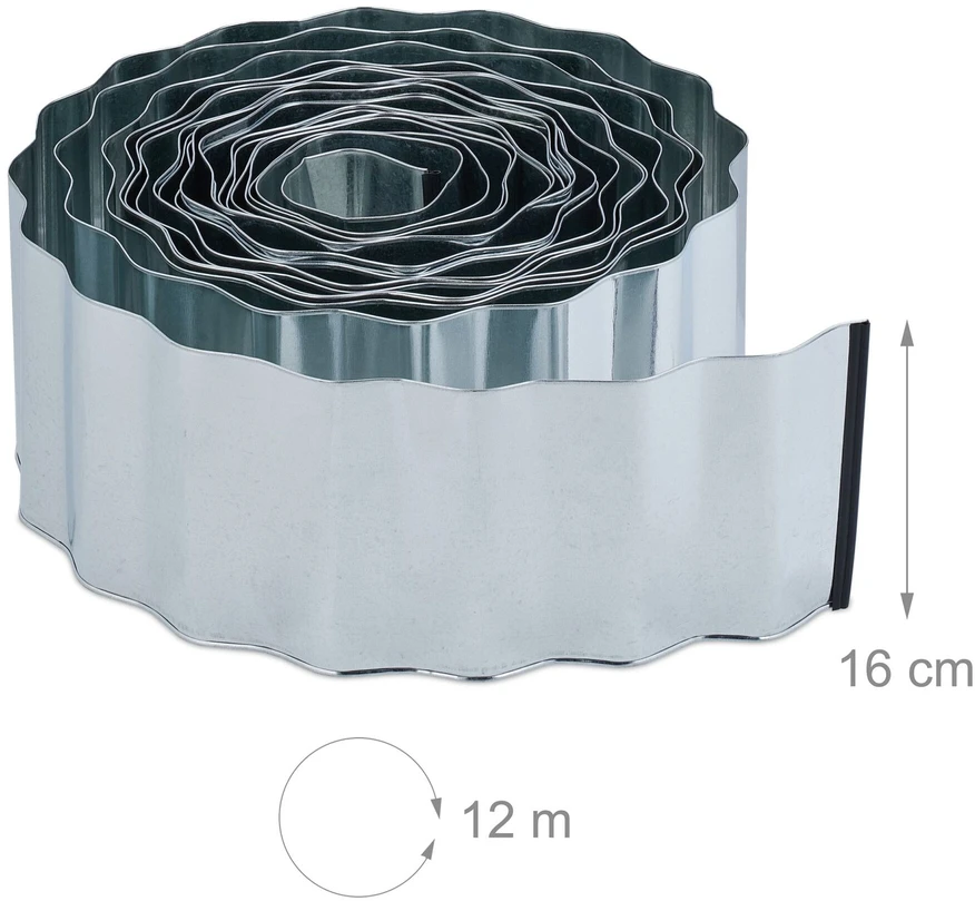 Relaxdays Sodo bortelis 12 m metalinis