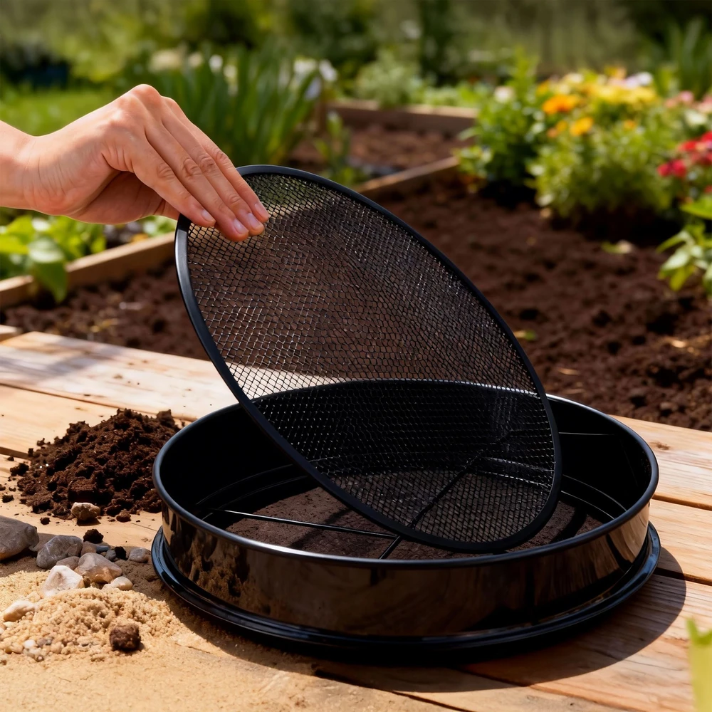 Relaxdays Sodo sietas 5-in-1 Ø 30 cm