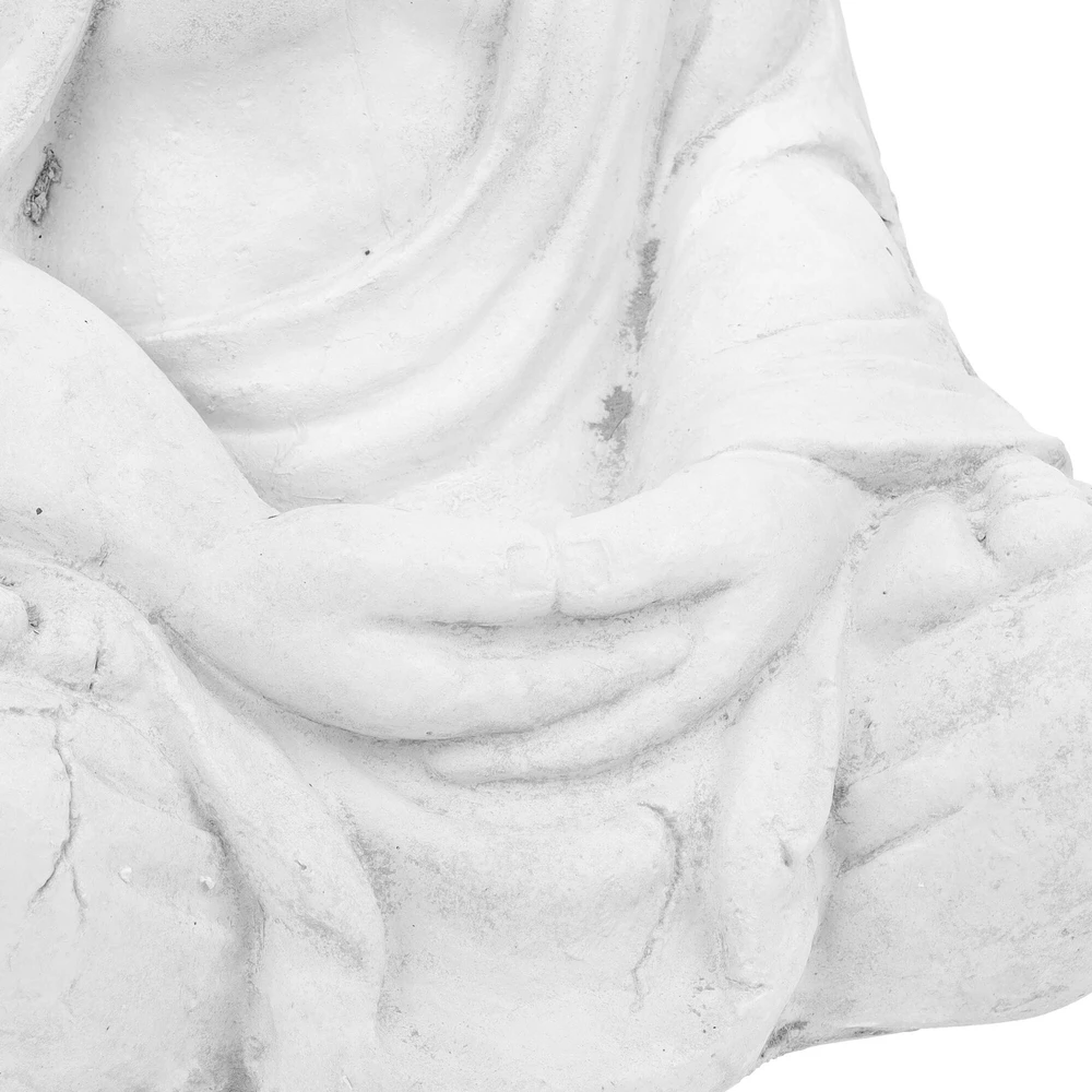 Relaxdays Sodo skulptūra Sėdintis Buda 70 cm