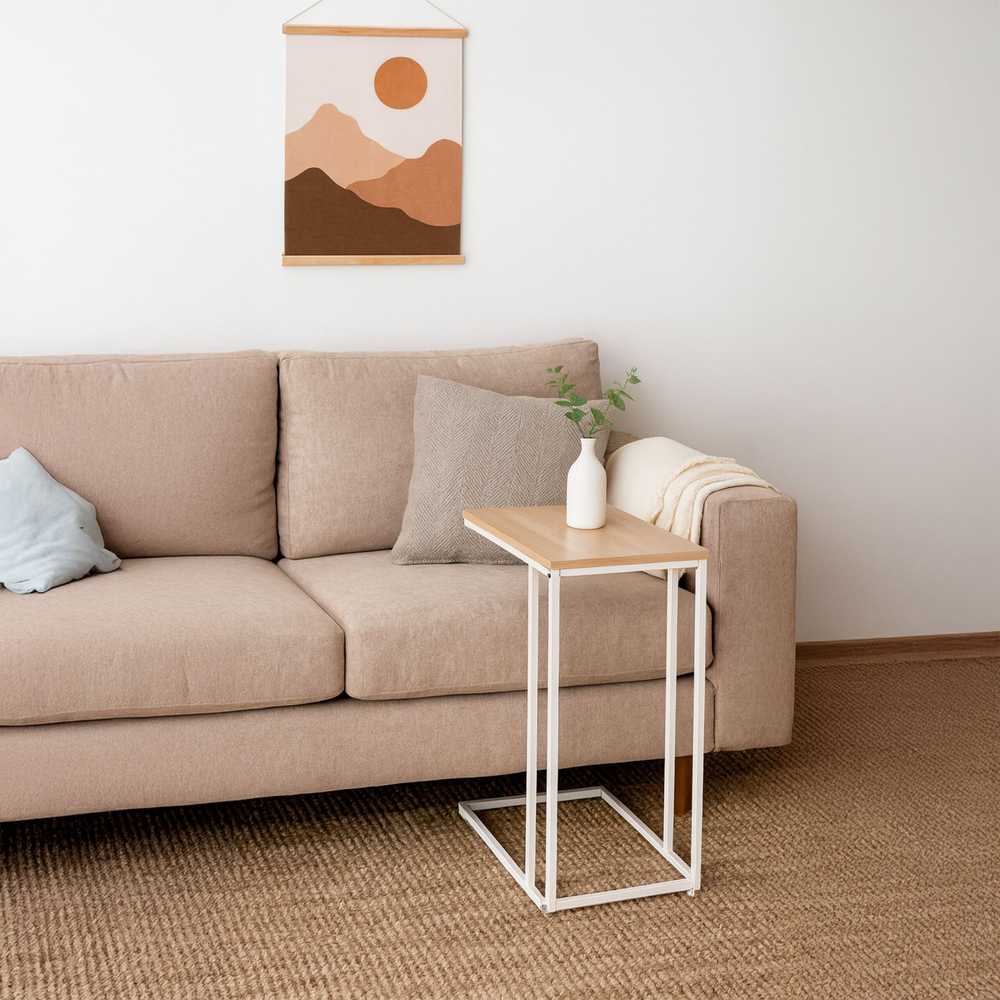 Relaxdays Šoninis staliukas, 64x50x35 cm