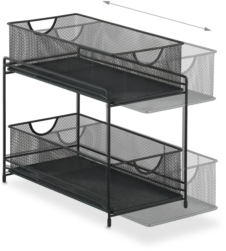 Relaxdays Spintelės organizatorius, metalas, 32x19x35.5 cm