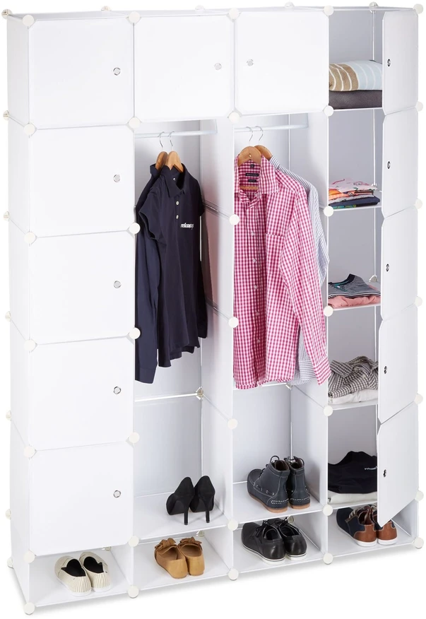 Relaxdays Modulinė 18 skyrių spintos sistema