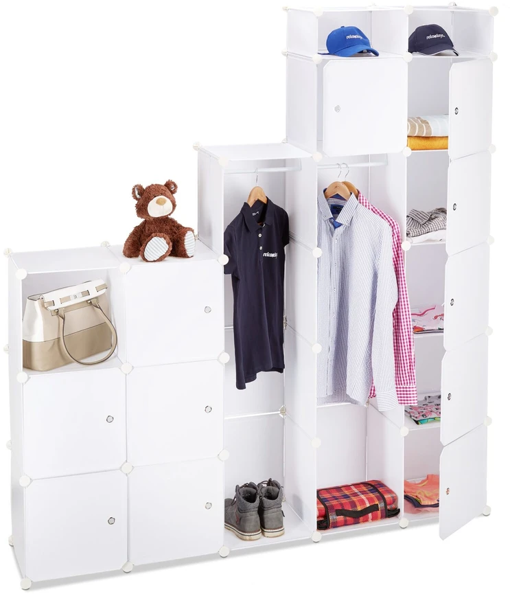 Relaxdays Modulinė 18 skyrių spintos sistema
