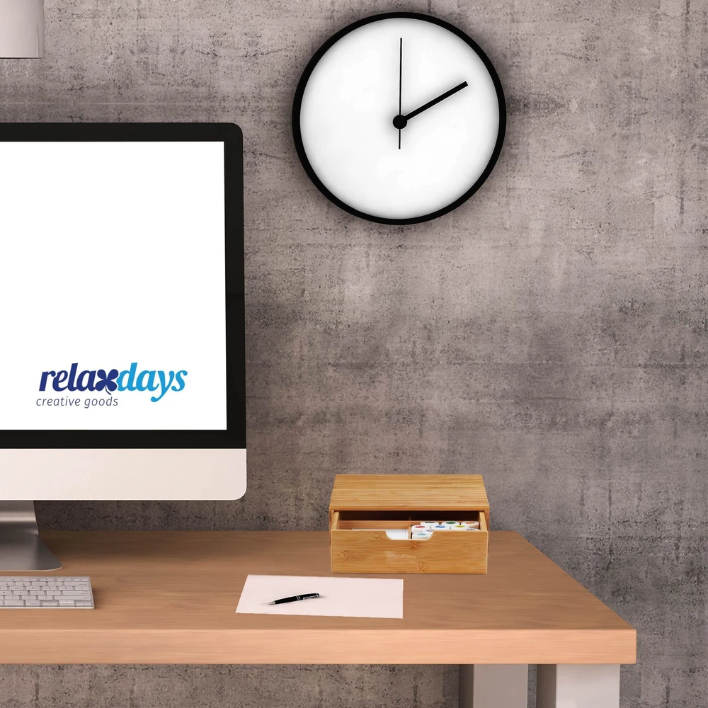 Relaxdays Bambukinė stalčių dėžė