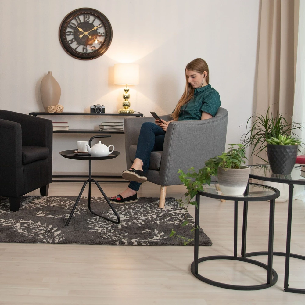 Relaxdays Auksinė stalinė lempa
