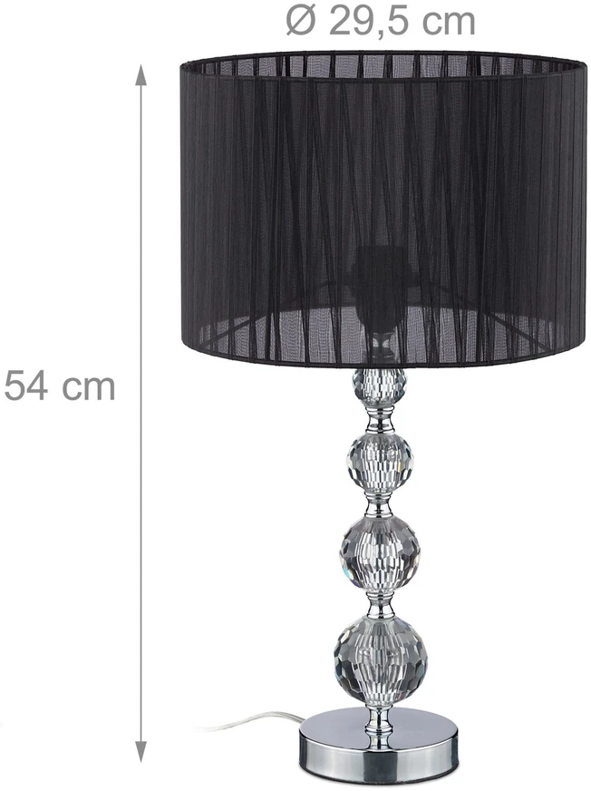 Relaxdays Stalinis šviestuvas Crystal