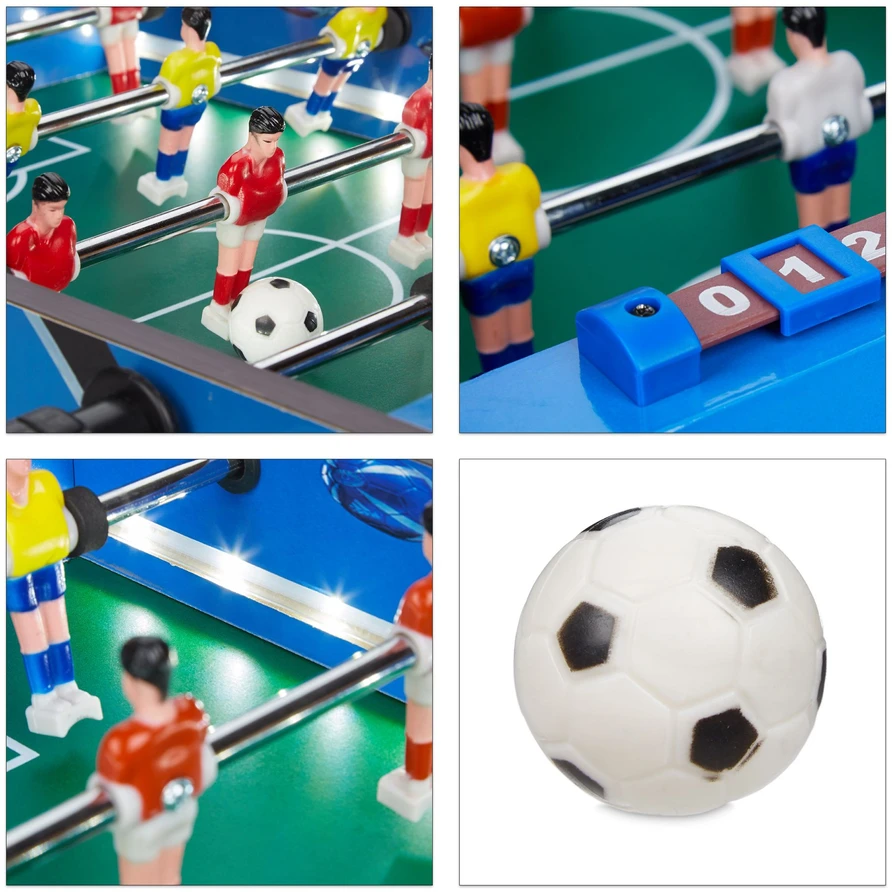 Relaxdays LED stalo futbolas