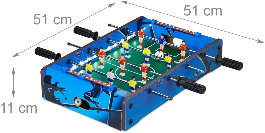 Relaxdays LED stalo futbolas
