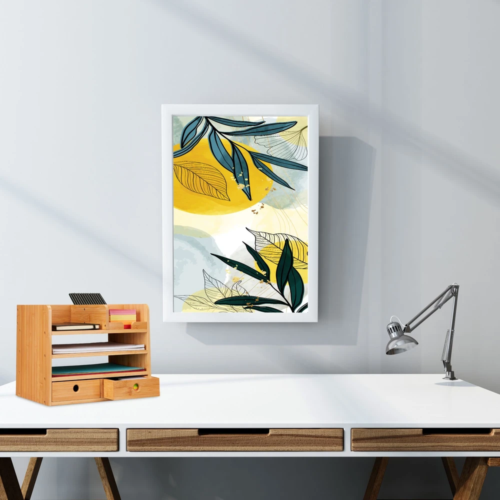 Relaxdays Stalo organizatorius, 26.5x33x24 cm, natūralios spalvos