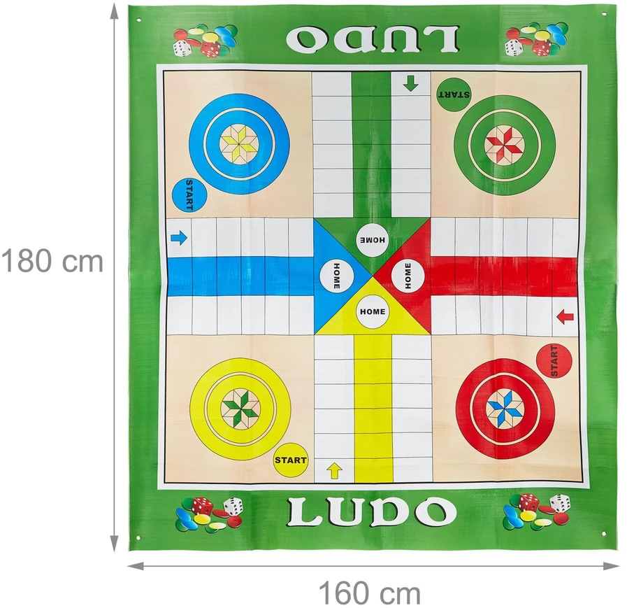 Relaxdays XXL Ludo žaidimas