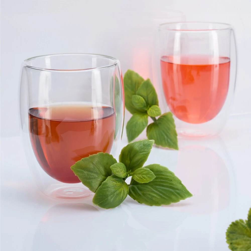Relaxdays Latte Macchiato stiklinės 350 ml