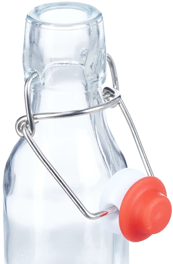 Relaxdays 24 buteliukų su užsegamu kamščiu rinkinys 100 ml