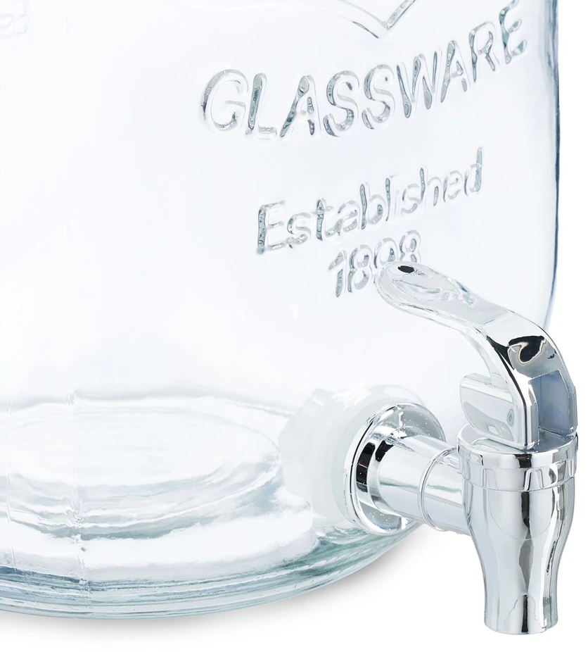 Gertuvė Relaxdays 2 stiklinių gėrimų dozatorių rinkinys 3,5 l