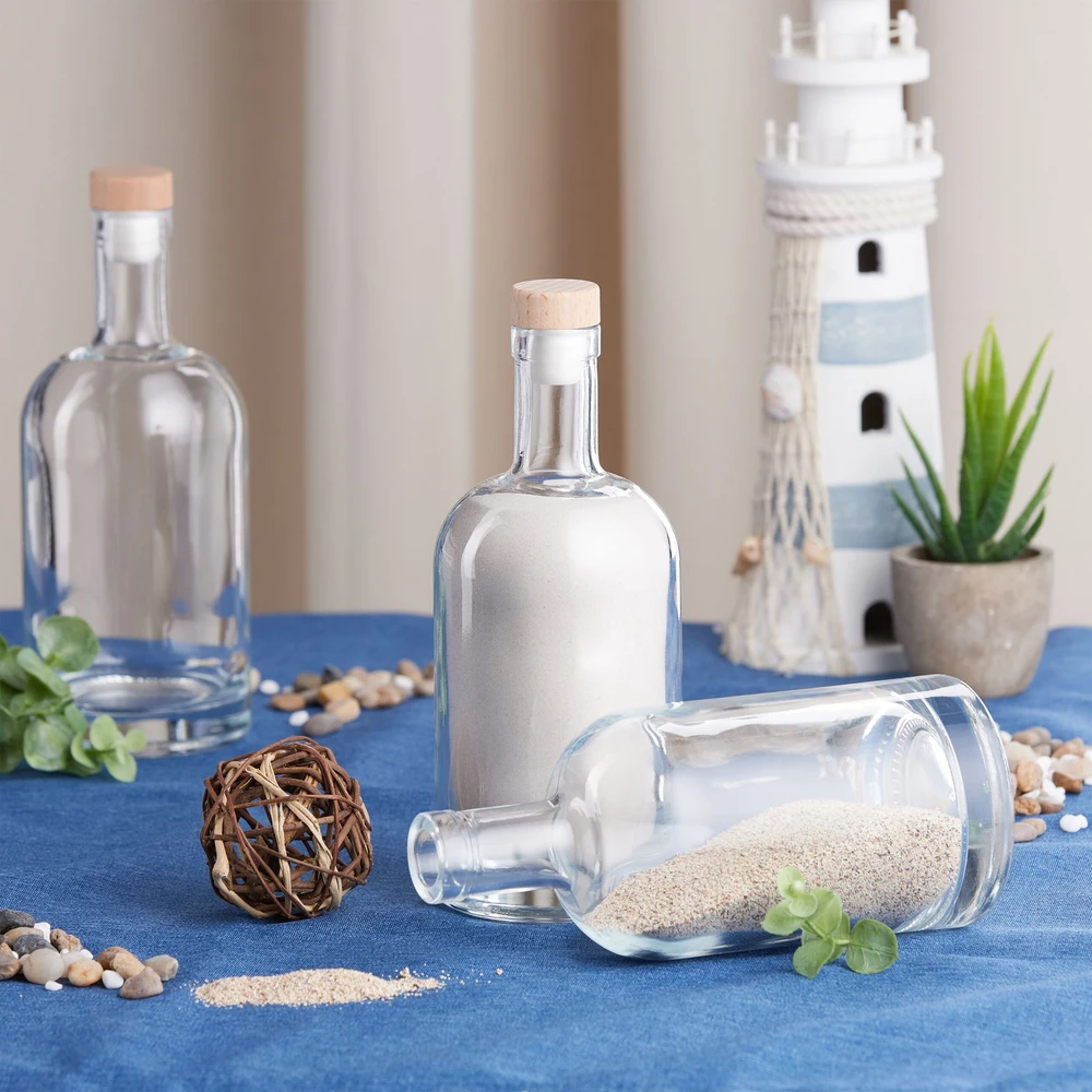 Relaxdays 12 stiklinių butelių rinkinys 500 ml