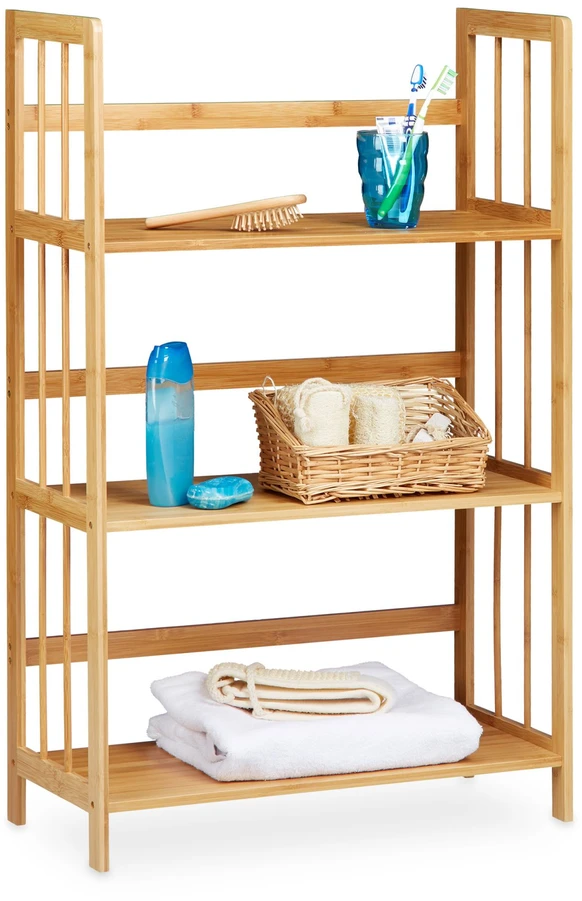 Relaxdays Pastatoma bambukinė lentyna