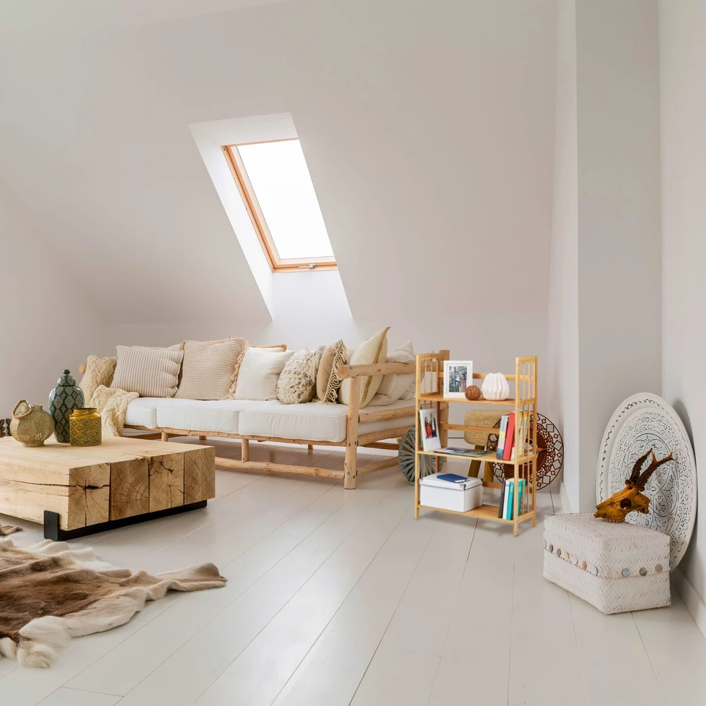 Relaxdays Pastatoma bambukinė lentyna