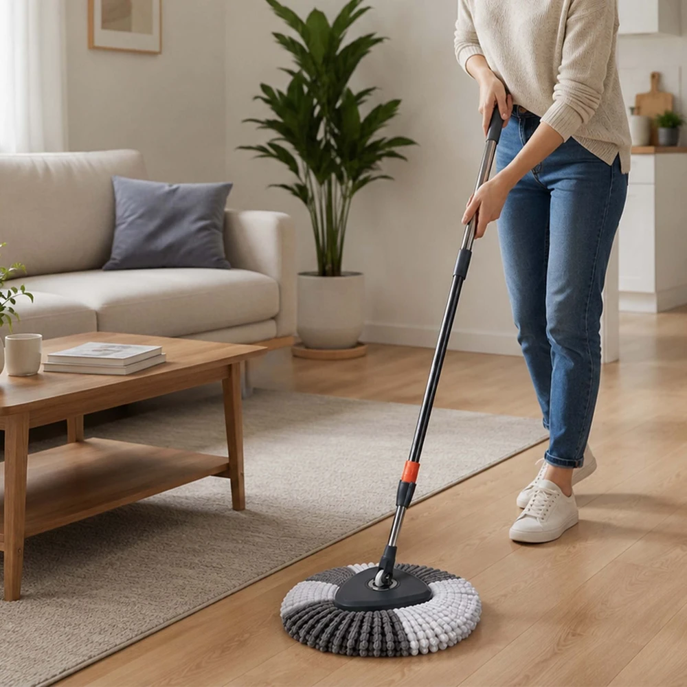 Relaxdays Sukamas šluostės rinkinys su kibiru