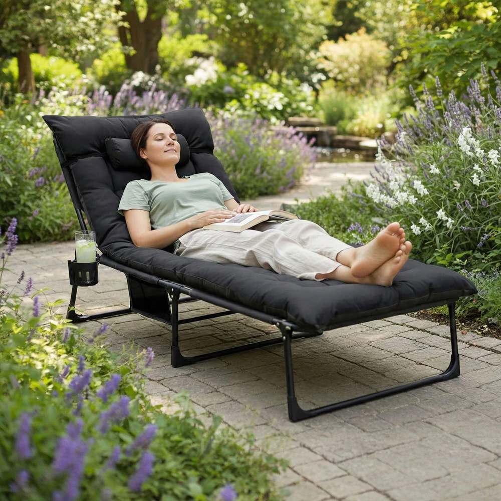 Relaxdays Sulankstoma stovyklinė lova, 250 kg