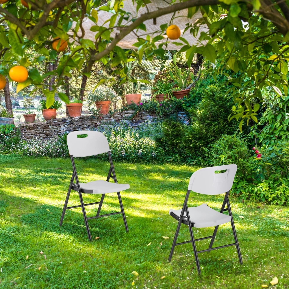 Relaxdays Sulankstoma sodo kėdė 2 vnt. rinkinyje