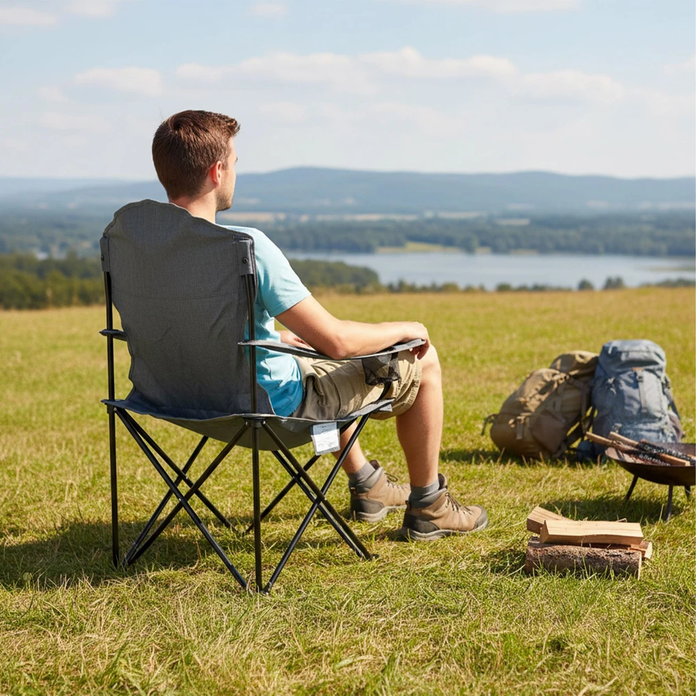 Relaxdays Sulankstoma kempingo kėdė