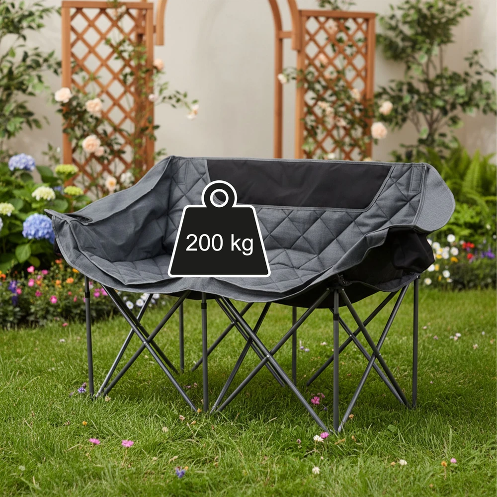 Relaxdays 2 vietų stovyklavimo kėdė