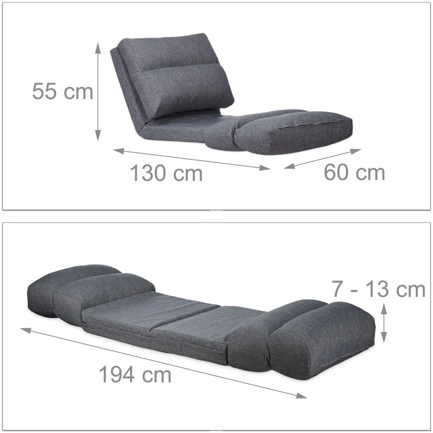 Relaxdays Atpalaiduojantis sulankstomas čiužinys