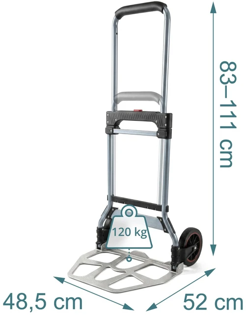 Relaxdays Sulankstomas krovininis vežimėlis 120 kg