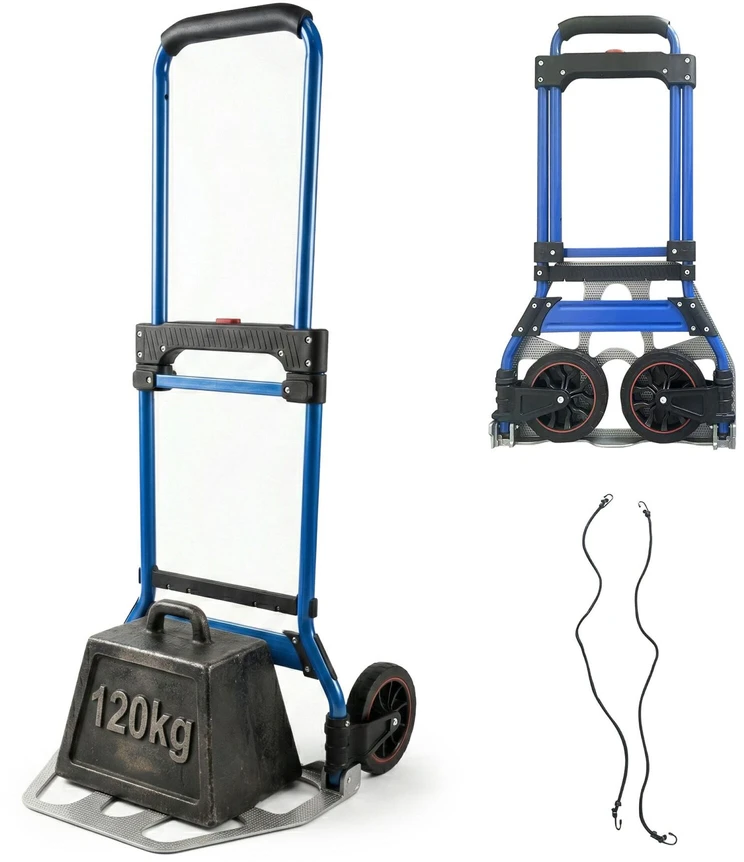 Relaxdays Sulankstomas maišų vežimėlis 120 kg